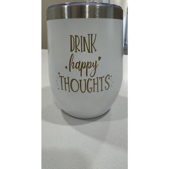 Unknown Other - Drink Happy Thoughts Tumbler